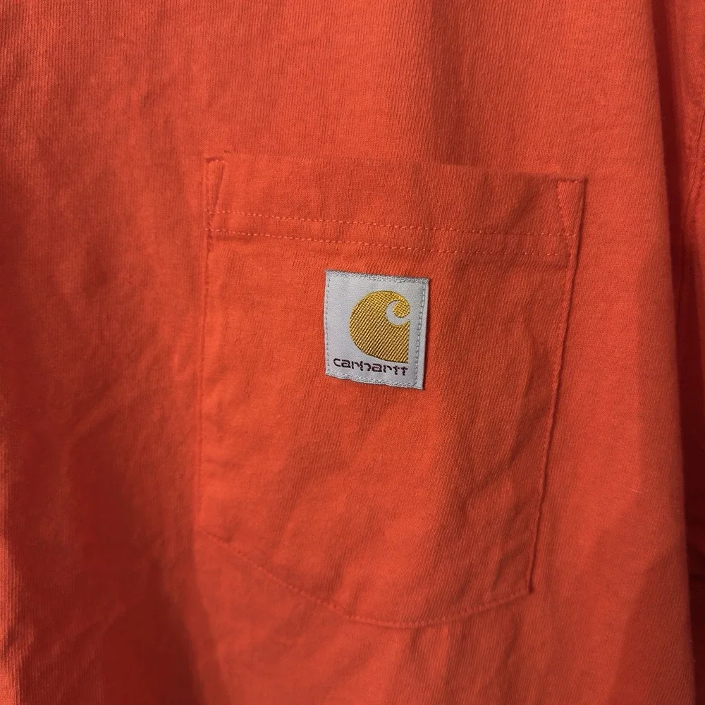 Carhartt K87‎ Loose Fit Short Sleeve Heavy Weight Pocket T Shirt Xl Orange